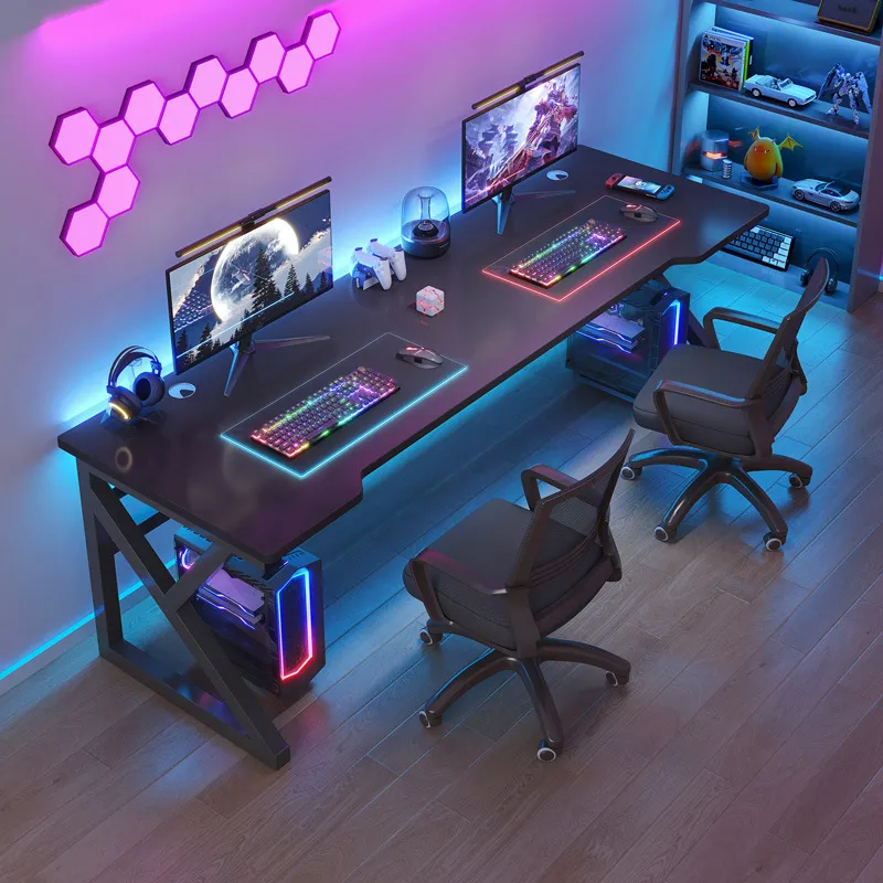 Esports Gaming Table - Double Desktop Computer Desk Modern Simple