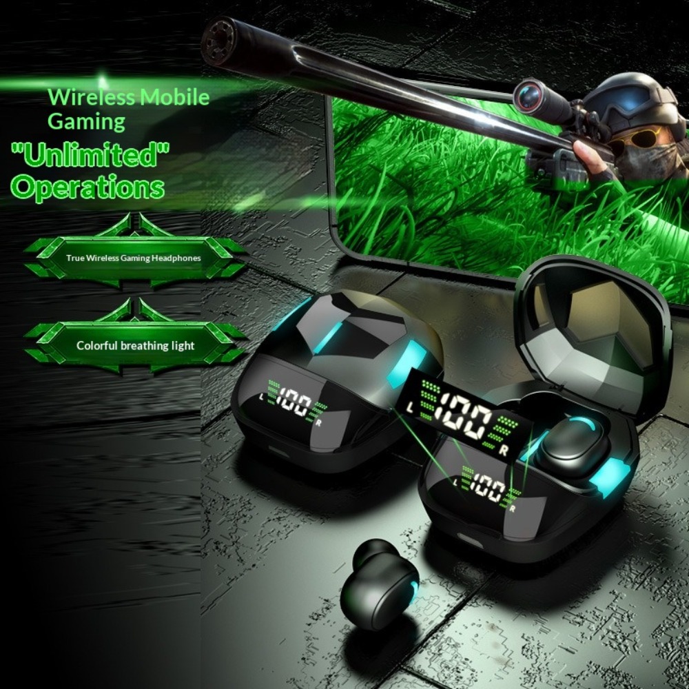 Esports Gaming Mobile - Bluetooth Headset Battery Level Display Noise