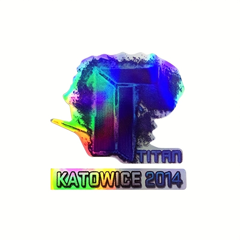 Holographic Gaming Sticker Set - Esports Gaming Logos recension och pris