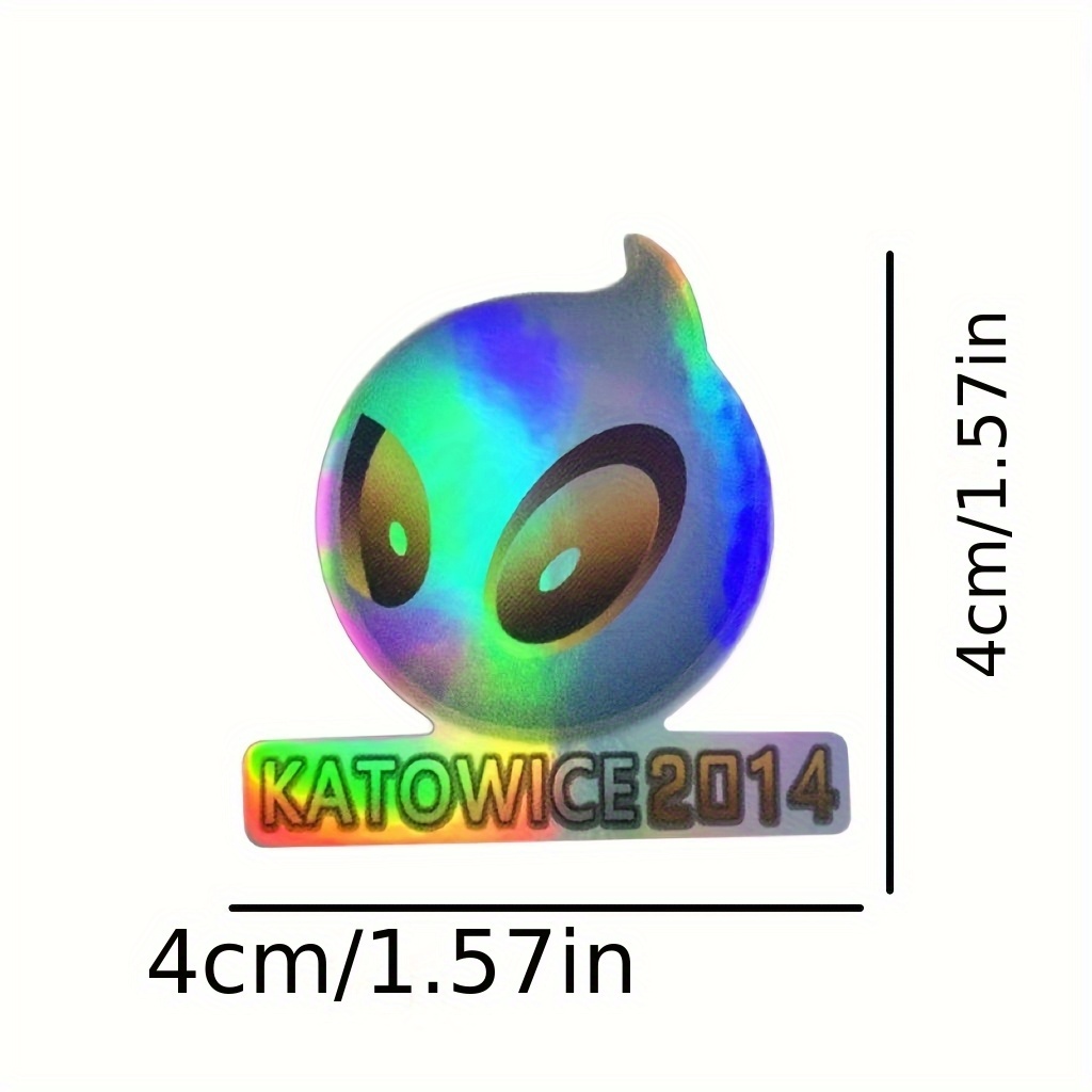 Holographic Gaming Sticker Set - Esports Gaming Logos recension och pris
