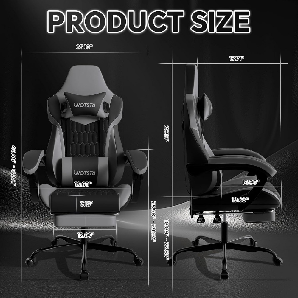 Ergonomic PVC Leather Gaming C - Video Gaming & Esports Usd Acc recension och pris