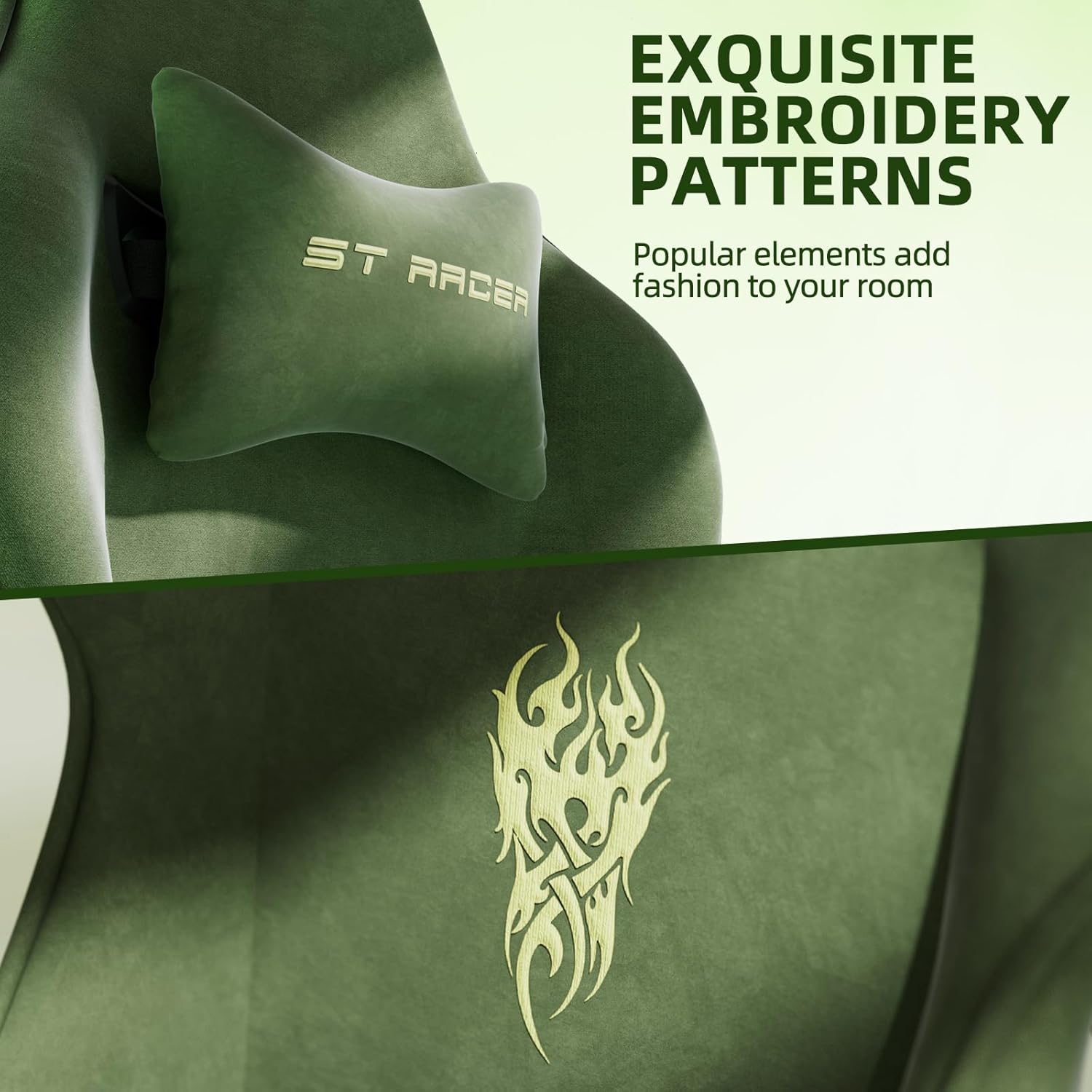 Velvet Fabric Gaming Chair, Hi - Gaming & Esports District recension och pris