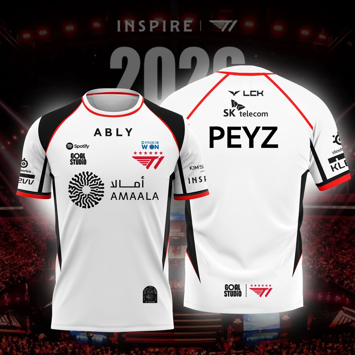 2026 NEW T1 ESPORTS TEAM JERSE - Esports Gaming Jersey recension och pris