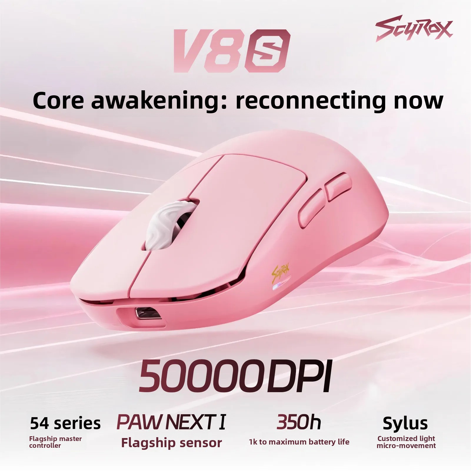 Scyrox V8s V6s Lightweight Wir - Gaming Esports Esports recension och pris