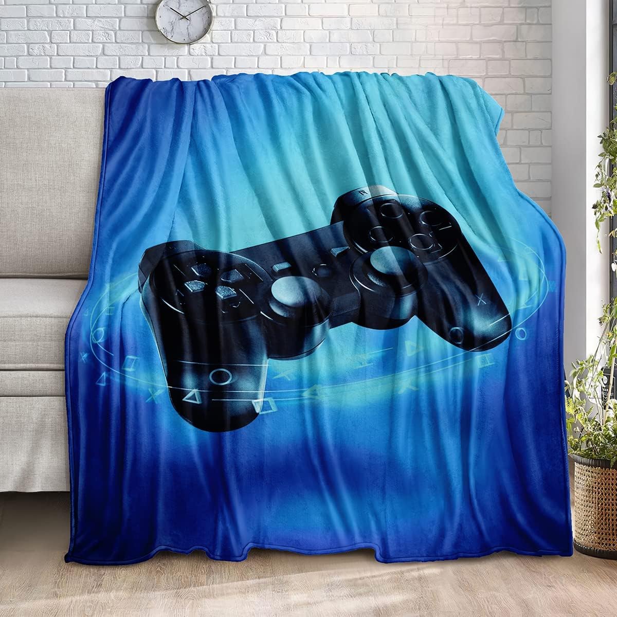 Gaming Logo Fleece Throw Blank - Esports Gaming Logos recension och pris