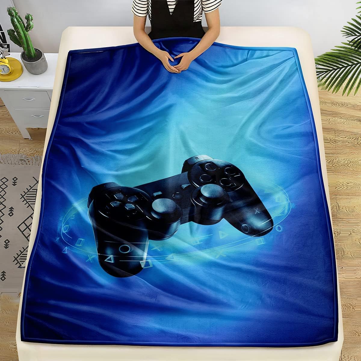 Gaming Logo Fleece Throw Blank - Esports Gaming Logos recension och pris