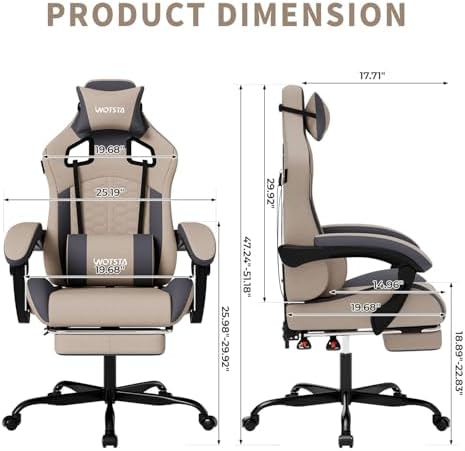 Gaming Chair with Massage,Ergo - Gaming & Esports District recension och pris