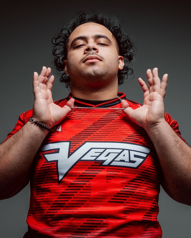 2026 New Vegas Red Diagonal St - Esports Gaming Jersey recension och pris