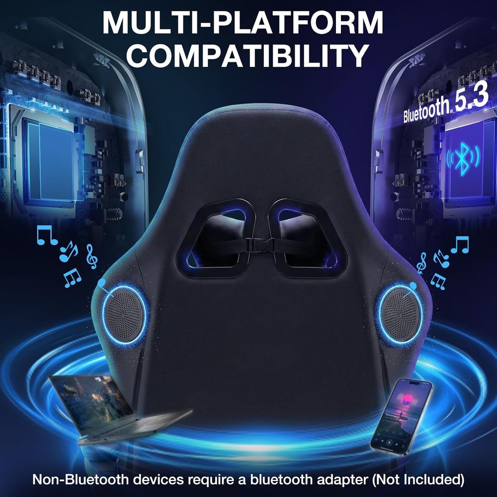 RGB Gaming Chair with Bluetoot - Video Gaming & Esports Usd Acc recension och pris