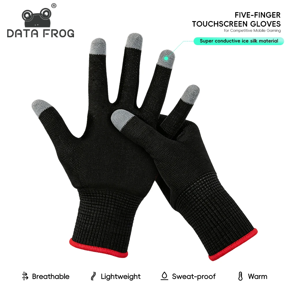 Data Frog Mobile Gaming Gloves - Esports Gaming Finger Sleeve recension och pris
