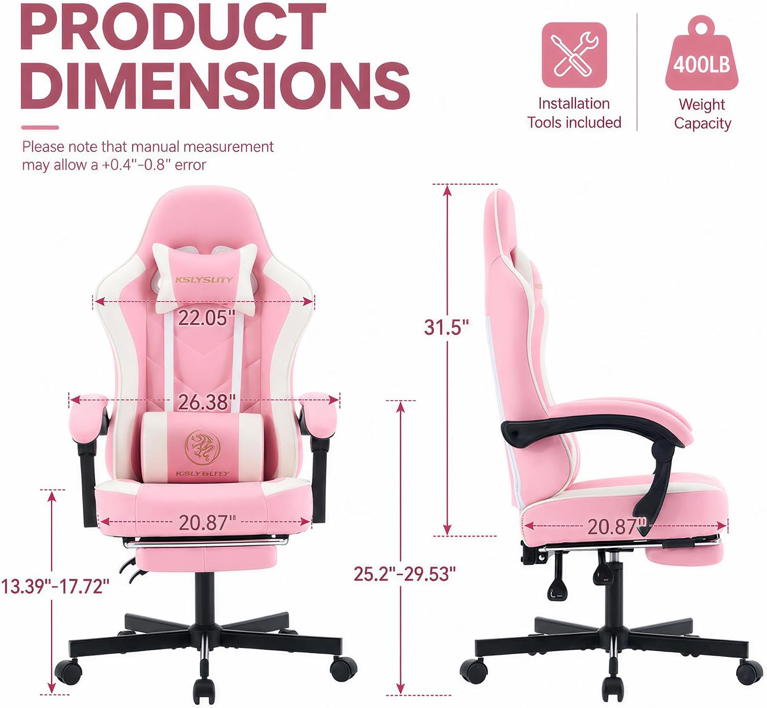 Ergonomic High Back Gaming Cha - Gaming & Esports District recension och pris