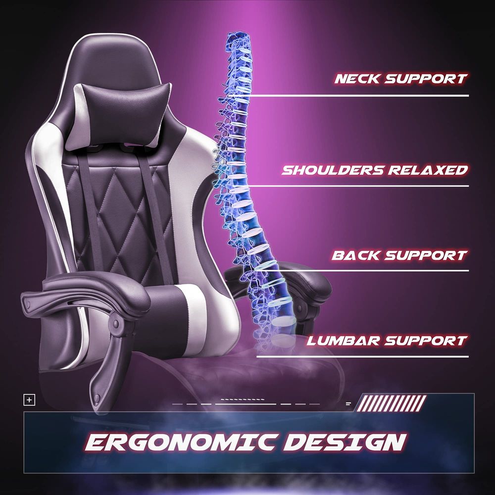 Gaming Chair, Computer Chair w - Video Gaming & Esports Usd Acc recension och pris