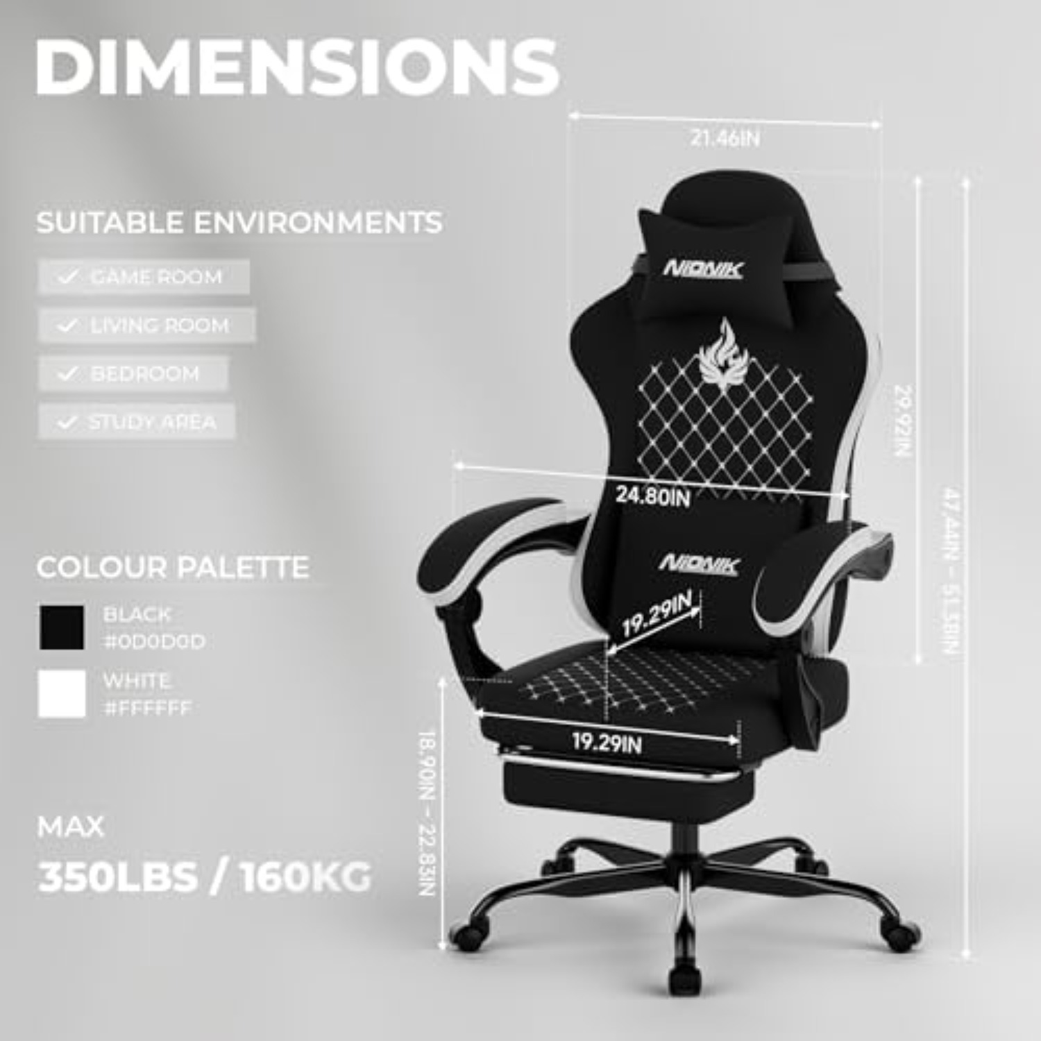 Gaming Chair with Massage,Ergo - Gaming & Esports District recension och pris