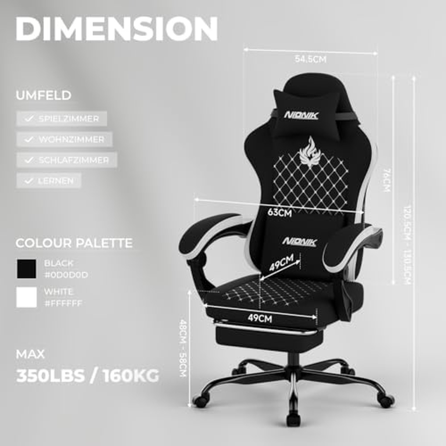 Gaming Chair with Massage,Ergo - Gaming & Esports District recension och pris