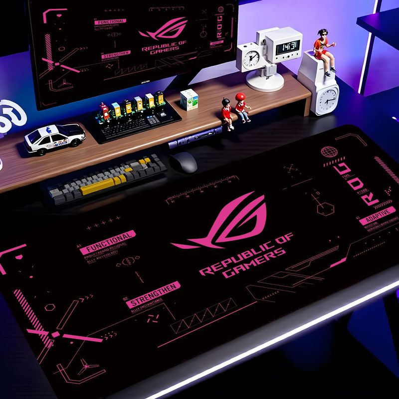 VIKAMA Black Pink ROG Tech Cir - Esports Gaming Logos recension och pris