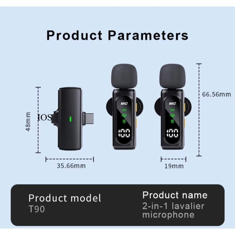 Mini Wireless Lavalier Microph - Video Gaming & Esports Usd Acc recension och pris