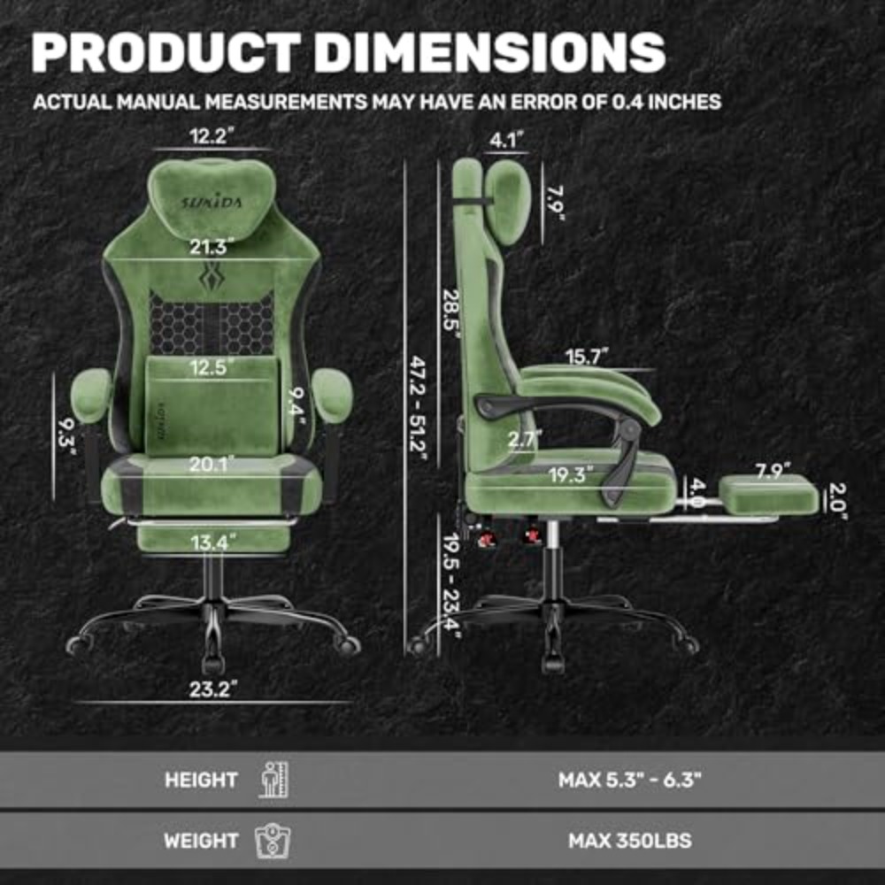 Fabric Video Gaming Chair, Erg - Gaming & Esports District recension och pris