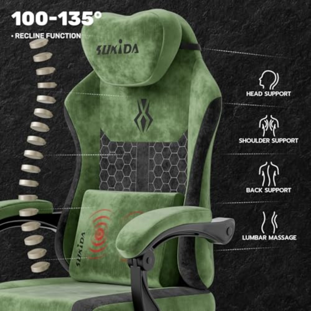 Fabric Video Gaming Chair, Erg - Gaming & Esports District recension och pris