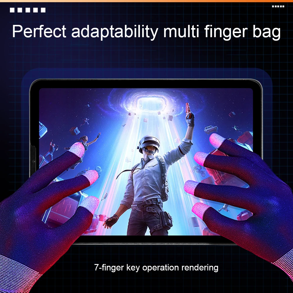 1 Pair Game Playing Gloves Hig - Esports Gaming Finger Sleeve recension och pris