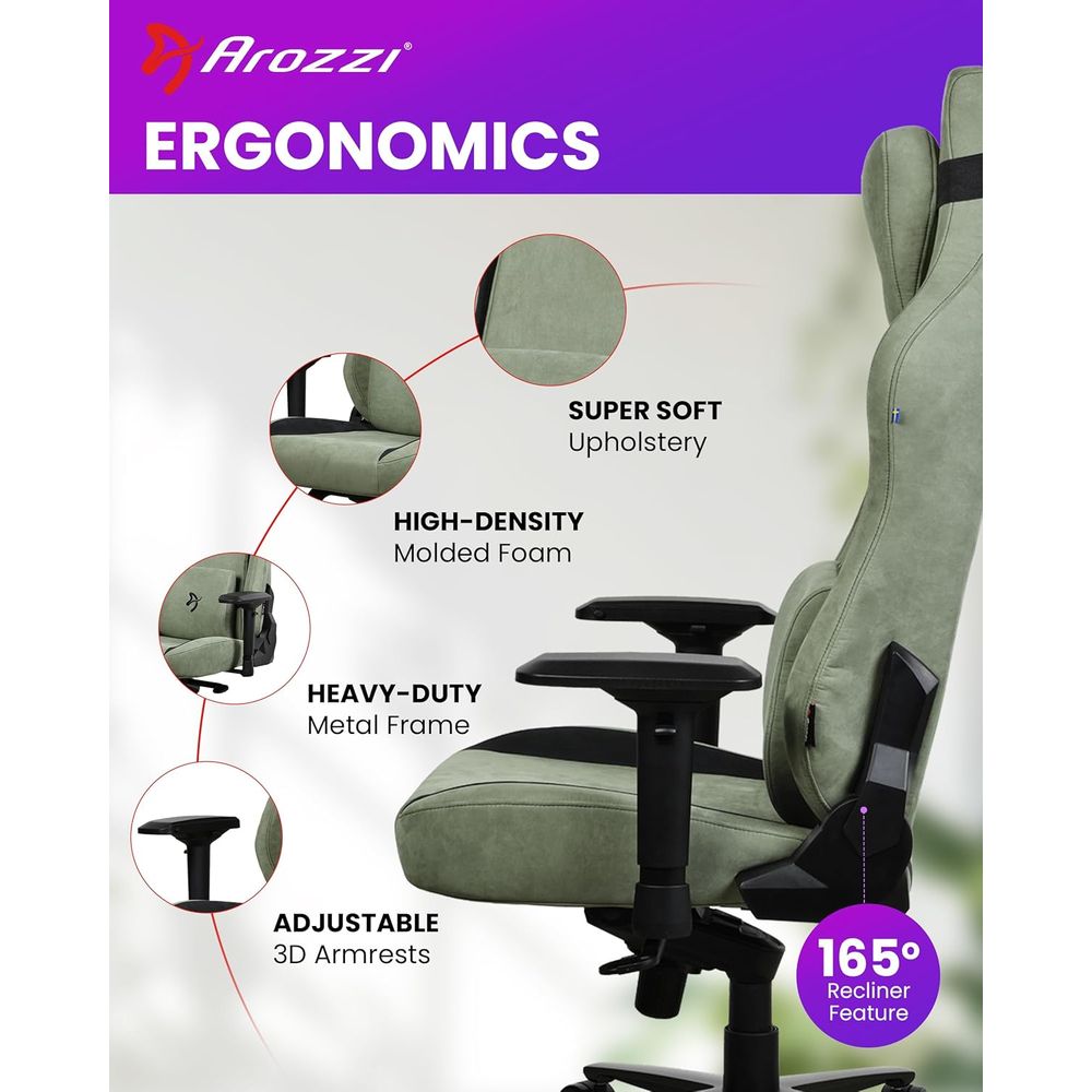 Large Ergonomic Gaming Chair w - Gaming & Esports District recension och pris