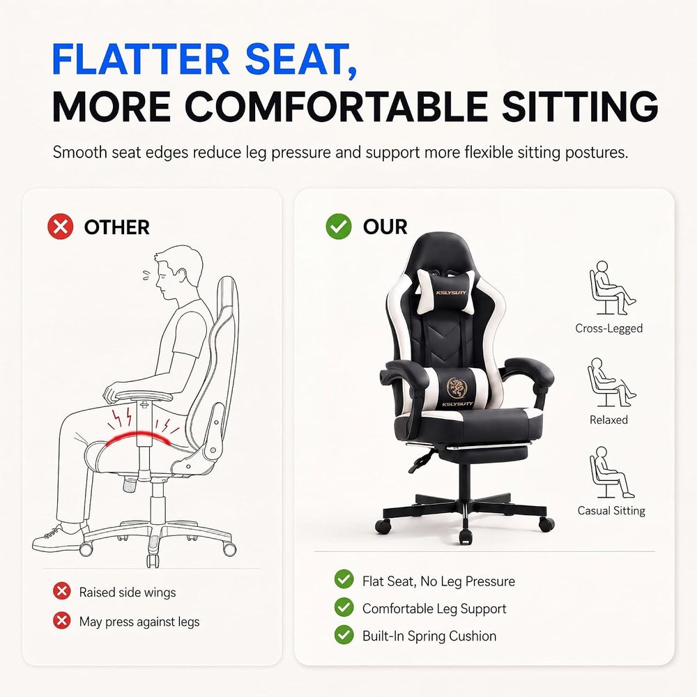 Desk Computer Gaming Chair - H - Video Gaming & Esports Usd Acc recension och pris
