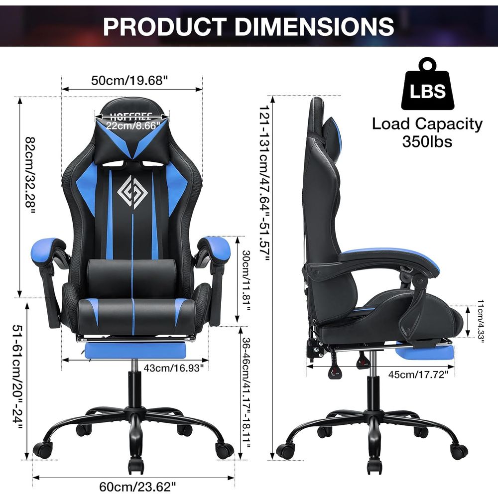 LED Gaming Chair with Massage  - Video Gaming & Esports Usd Acc recension och pris