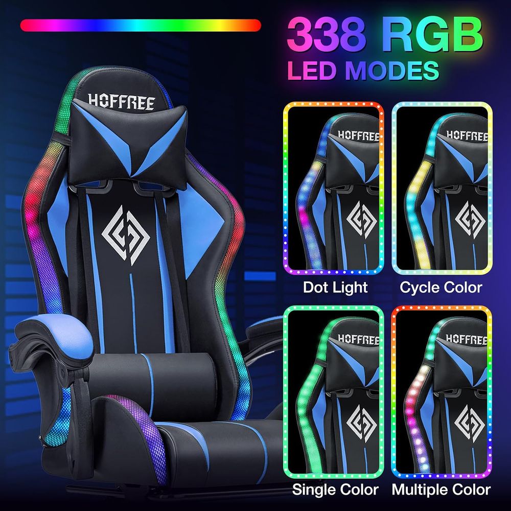 LED Gaming Chair with Massage  - Video Gaming & Esports Usd Acc recension och pris