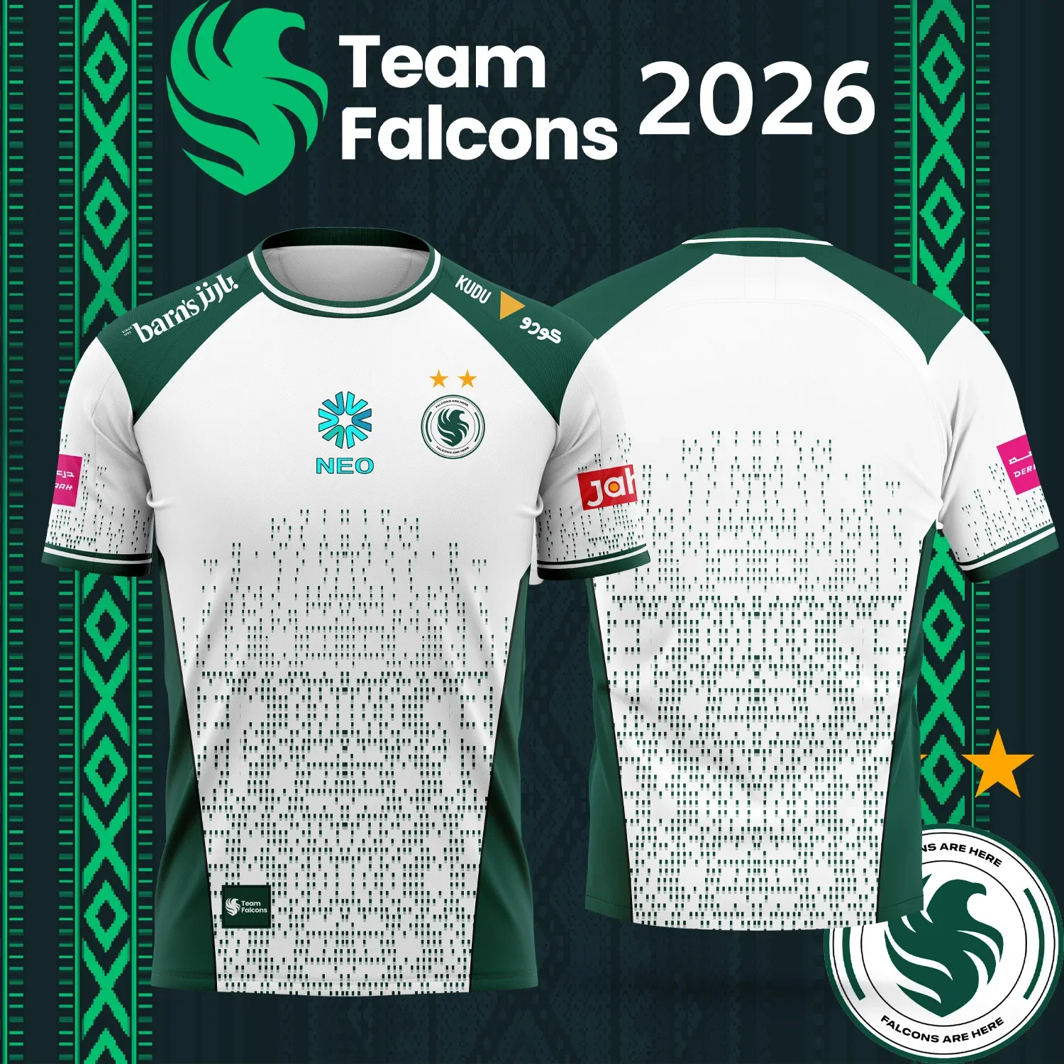 2026 New TEAM  Falcons   Espor - Esports Gaming Jersey recension och pris