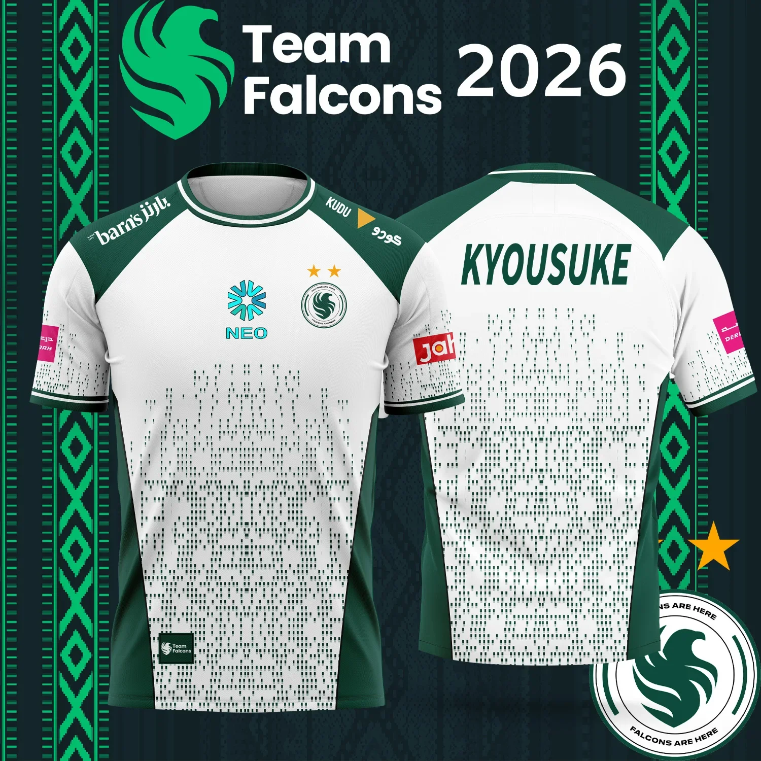2026 New TEAM  Falcons   Espor - Esports Gaming Jersey recension och pris