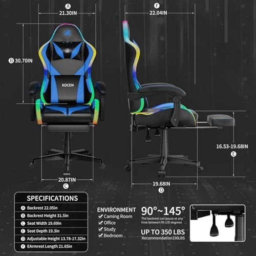 Gaming Chairs for Adults Tall  - Gaming & Esports District recension och pris