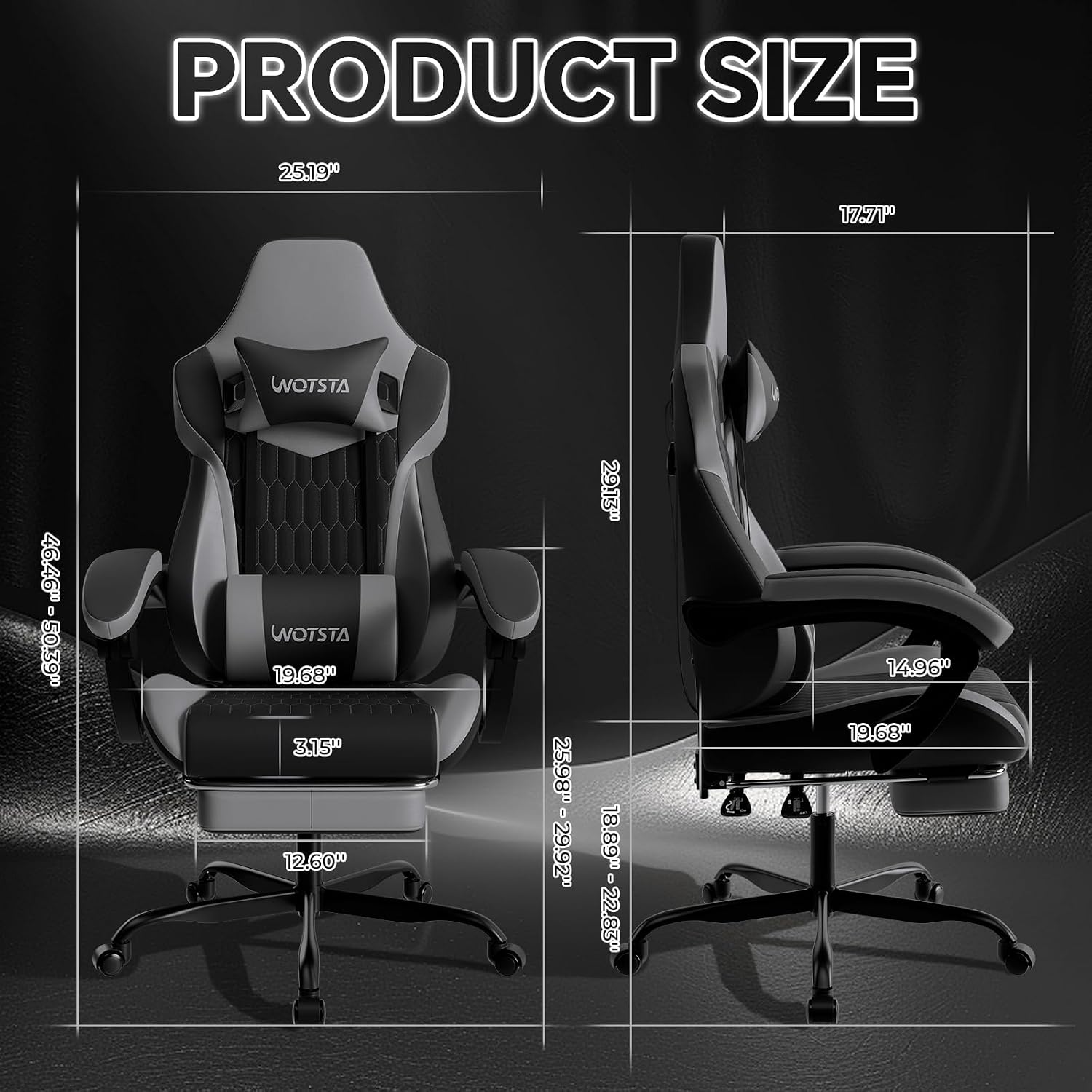 Gaming Chair with Footrest, Hi - Gaming & Esports District recension och pris