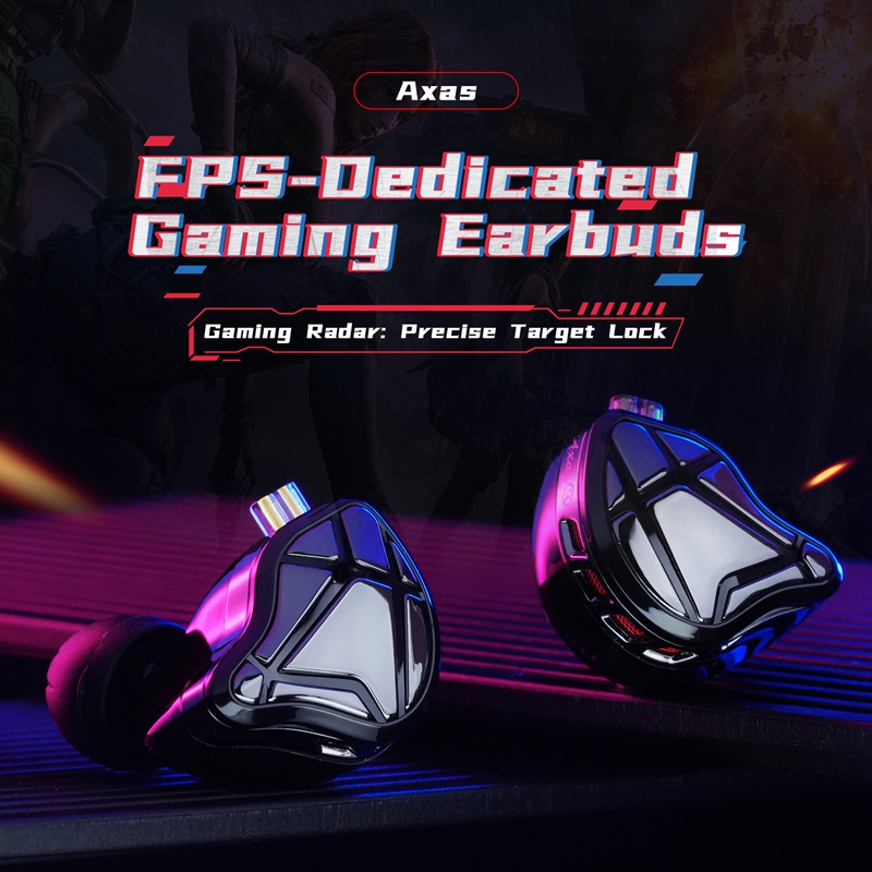  KZ Axas FPS Gaming IEM Headp - Esports Gaming Mobile recension och pris